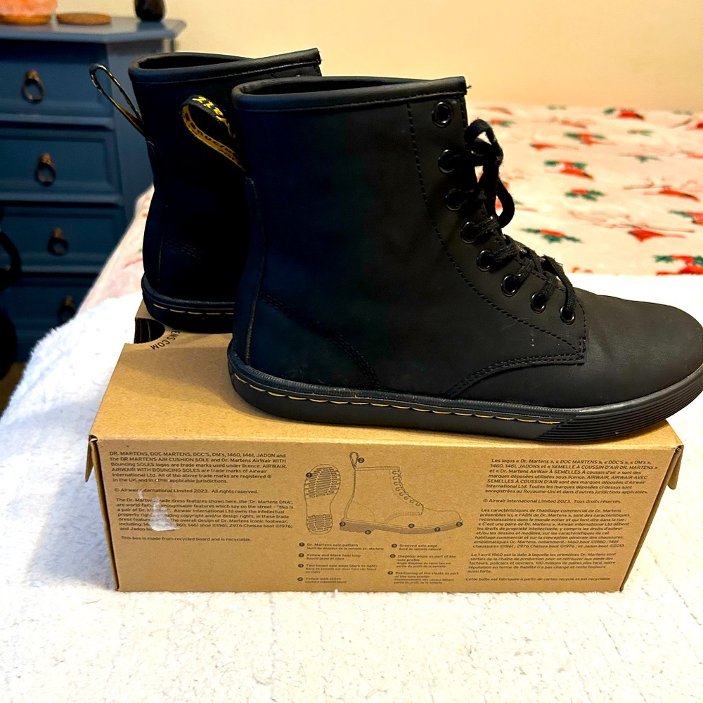 Dr. Martens Black Ankle Boots